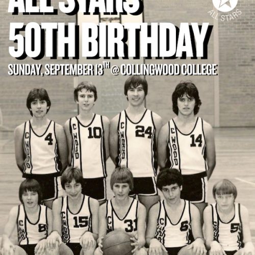 Collingwood All Stars basketball is turning 50 this year!